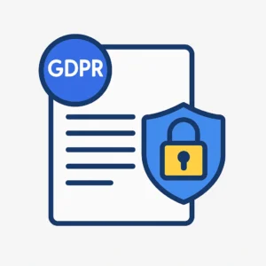 Adatvédelmi tájékoztató Fast Web Tuning – Adatvédelmi tájékoztató ikon, GDPR-kompatibilis adatkezelés és biztonságos weboldal működés